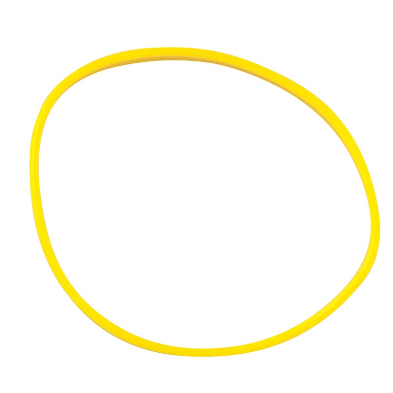 JAM PAPER Colorful Rubber Bands - Size 33 - Yellow Rubberbands - 100/Pack - Image 3